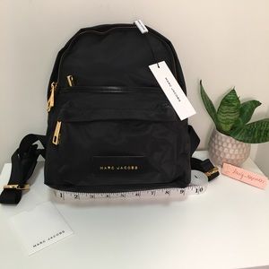Marc Jacobs Mini Varsity Nylon Black Backpack